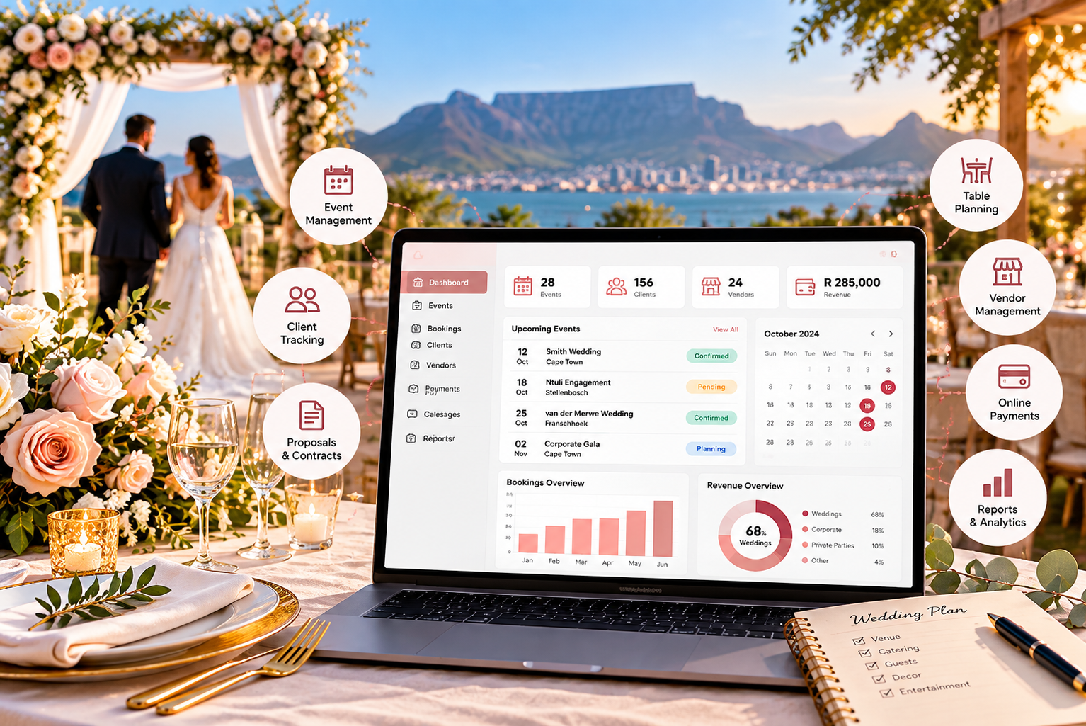 Wedding Booking Software in South Africa
